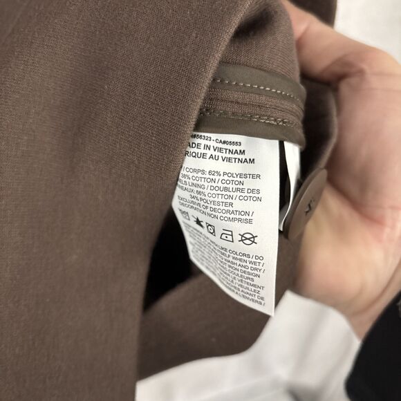 Nike Tech Fleece Reimagined Loose Fit Trench Coat FN0601-237 Brown Size XL NWT - Picture 6 of 9